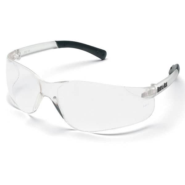 MCR Safety Bearkat Safety Glasses with Clear Duramass Scratch-Resistant Lens