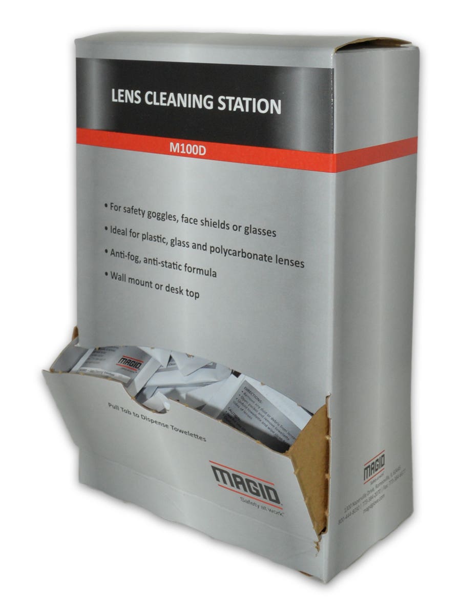 Magid M100D Lens Cleaning Towelettes, 100/DP