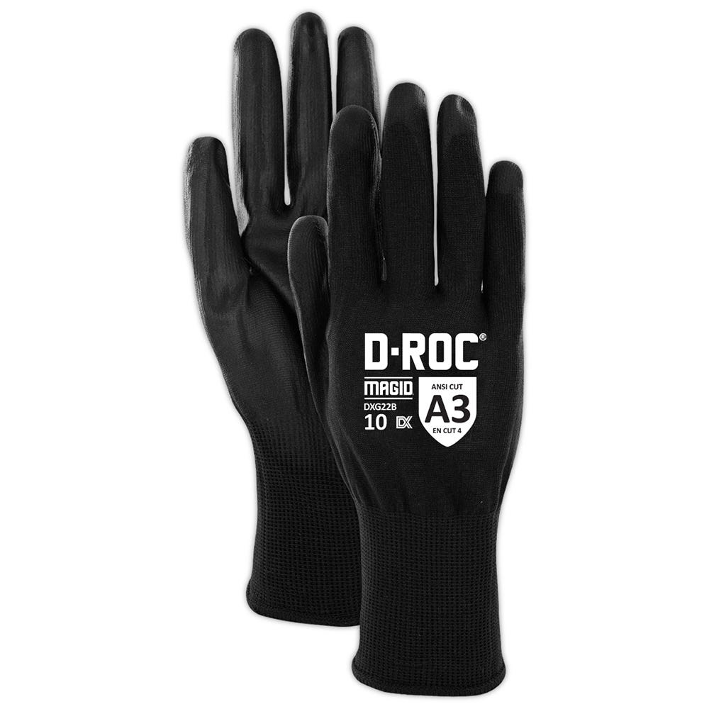 Magid&reg; D-ROC&reg; DXG22B 18-Gauge Cut-Resistant Gloves - Cut Level A3