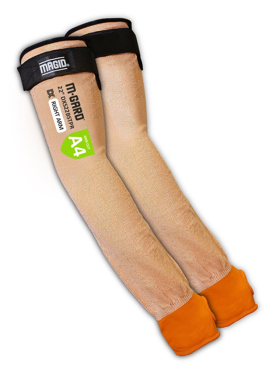 Magid&reg; M-GARD&reg; DX Technology&reg; DXS 22" 13-Gauge Sleeve with Thumb Slot pair