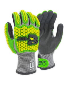 Magid® T-REX® Lightweight NitriX® Grip Technology Palm Coated Impact Glove — ANSI Cut Level A5