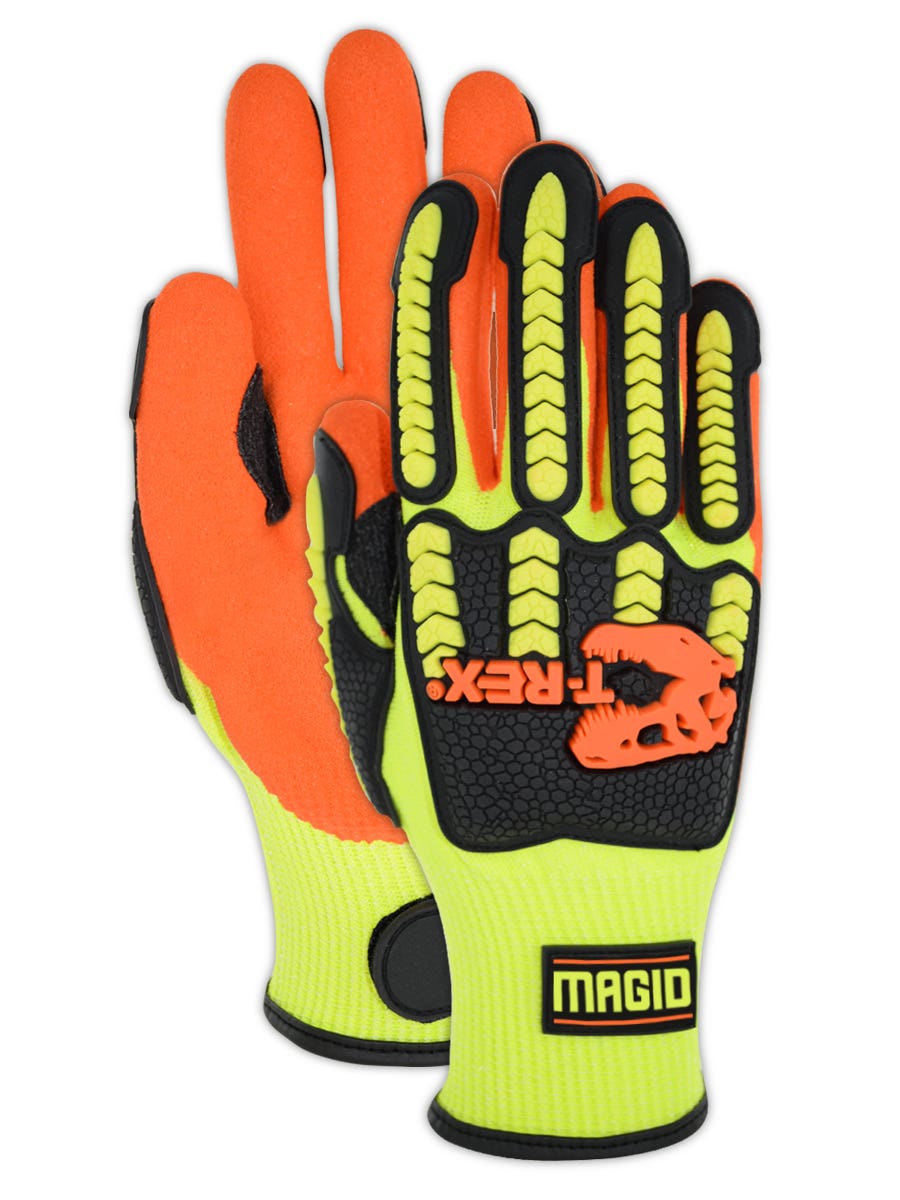 Magid T REX Flex Series TRX540 Impact Gloves Cut Level A5 Tytan Glove Safety