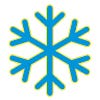 Icon of a snowflake