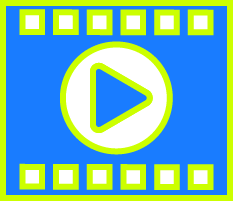 Icon of a video reel