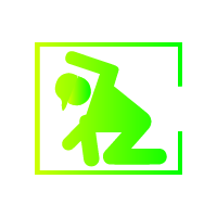 Icon of a figure in a box indicating confined spaces