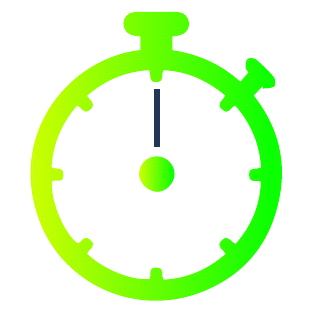 Gif of an animated clock