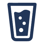 Icon of a bottle and a medication capsule