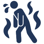 Heat exertion icon