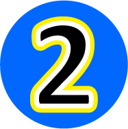 image of the number two for the second step to keeping workers safe at home.