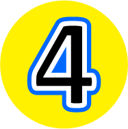 image of the number four for the fourth step to keeping workers safe at home.