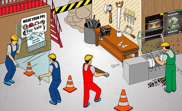 Find the Cut and Laceration Hazards