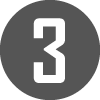 Icon of number 3