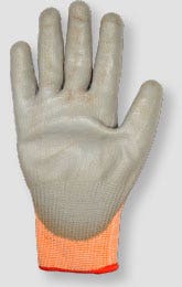 Image of a glove that has light wear that needs to be monitored